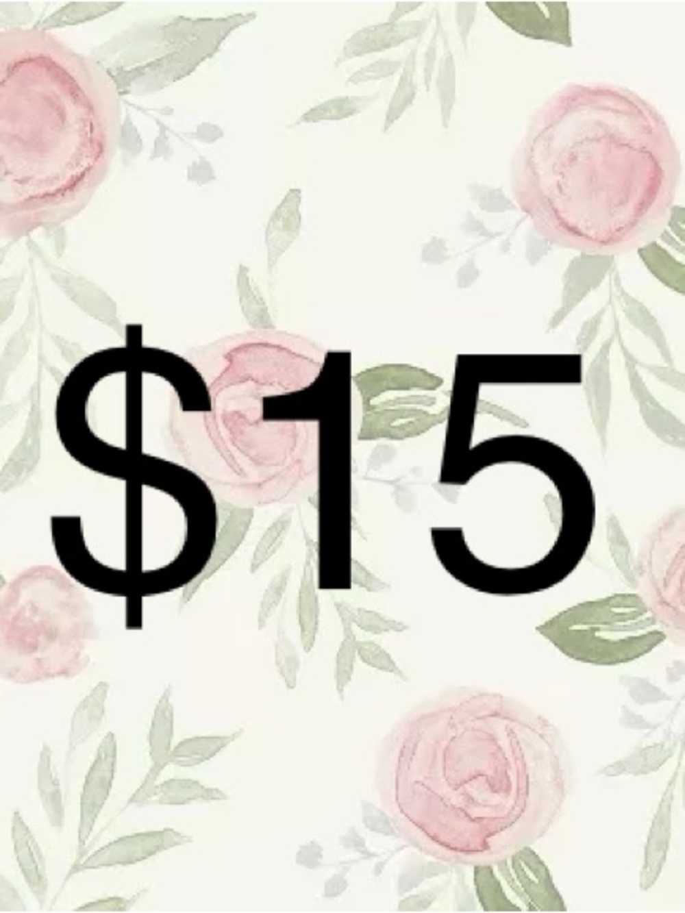 $15 STARTS - LIVE LISTING